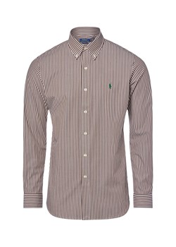 Polo Ralph Lauren Koszula męska Mężczyźni Regular Fit Bawełna brązowy w paski ze sklepu vangraaf w kategorii Koszule męskie - zdjęcie 184781639