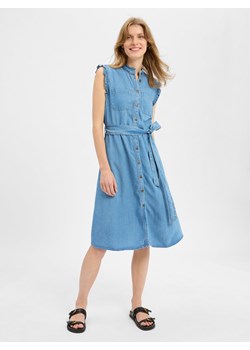 More & More Sukienka damska z bluzką Kobiety Lyocell jasnoniebieski jednolity ze sklepu vangraaf w kategorii Sukienki - zdjęcie 184781658