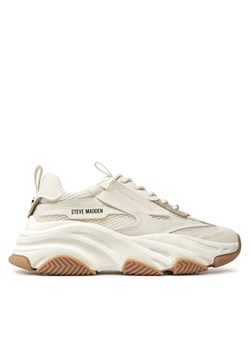 Sneakersy Steve Madden Possession-E SM19000033 Biały ze sklepu eobuwie.pl w kategorii Buty sportowe damskie - zdjęcie 184783198
