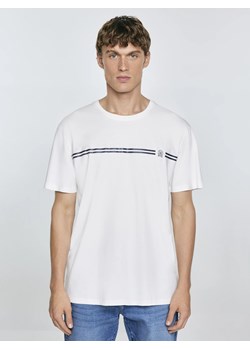 Koszulka męska z nadrukiem biała Misser 100 ze sklepu Big Star w kategorii T-shirty męskie - zdjęcie 184783775