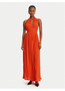 BARDOT Sukienka wieczorowa Amala Pleated Halter 60031DB Czerwony Regular Fit ze sklepu MODIVO w kategorii Sukienki - zdjęcie 184784855