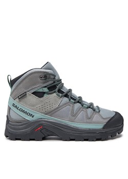 Trekkingi Salomon Quest Rove Gore-Tex L47181600 Szary ze sklepu eobuwie.pl w kategorii Buty trekkingowe damskie - zdjęcie 184785288