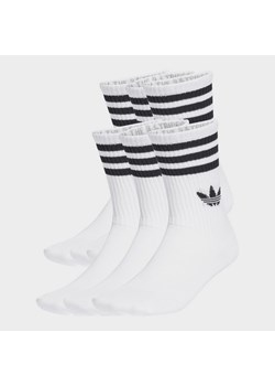 ADIDAS SKARPETY 3 STRIPES CREW SOCKS 6 PAIRS ze sklepu JD Sports  w kategorii Skarpetki damskie - zdjęcie 184785837