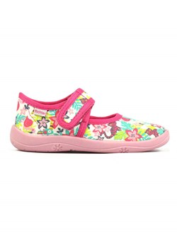 Richter Shoes Kapcie &quot;Mia&quot; w kolorze jasnoróżowo-różowo-białym ze sklepu Limango Polska w kategorii Kapcie dziecięce - zdjęcie 184786739