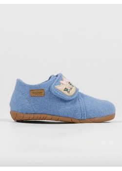 Richter Shoes Kapcie &quot;Filzi&quot; w kolorze błękitnym ze sklepu Limango Polska w kategorii Kapcie dziecięce - zdjęcie 184786745