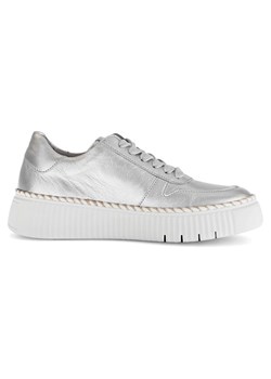 Gabor Skórzane sneakersy w kolorze srebrnym ze sklepu Limango Polska w kategorii Buty sportowe damskie - zdjęcie 184786875