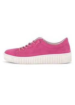 Gabor Skórzane sneakersy w kolorze różowym ze sklepu Limango Polska w kategorii Trampki damskie - zdjęcie 184786885