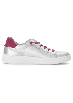 Gabor Skórzane sneakersy w kolorze srebrno-różowym ze sklepu Limango Polska w kategorii Trampki damskie - zdjęcie 184786928