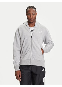adidas Bluza ALL SZN Fleece IY4159 Szary Loose Fit ze sklepu MODIVO w kategorii Bluzy męskie - zdjęcie 184787636