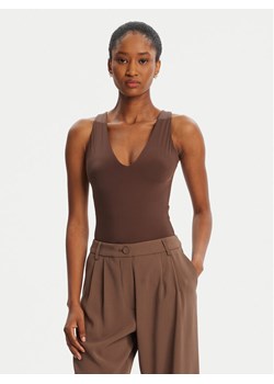 BARDOT Body Fina Low Cut 60038TB Brązowy Slim Fit ze sklepu MODIVO w kategorii Bluzki damskie - zdjęcie 184787648