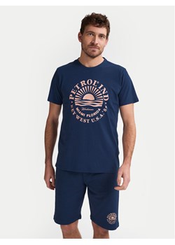 Petrol Industries T-Shirt M-1050-TSR127 Granatowy Regular Fit ze sklepu MODIVO w kategorii T-shirty męskie - zdjęcie 184787725