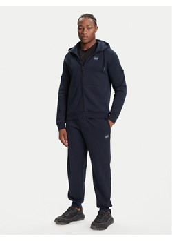 EA7 Emporio Armani Dres 7M000914 AF10377 UB102 Granatowy Modern Fit ze sklepu MODIVO w kategorii Dresy męskie - zdjęcie 184787758