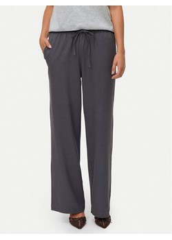 Vero Moda Spodnie materiałowe Milly 10331924 Szary Wide Leg ze sklepu MODIVO w kategorii Spodnie damskie - zdjęcie 184787775