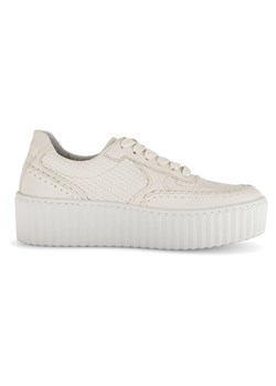 Gabor Skórzane sneakersy w kolorze beżowym ze sklepu Limango Polska w kategorii Buty sportowe damskie - zdjęcie 184789809