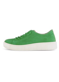 Gabor Skórzane sneakersy w kolorze zielonym ze sklepu Limango Polska w kategorii Trampki damskie - zdjęcie 184789836