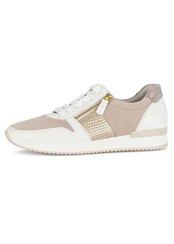 Gabor Skórzane sneakersy w kolorze biało-beżowym ze sklepu Limango Polska w kategorii Buty sportowe damskie - zdjęcie 184789856