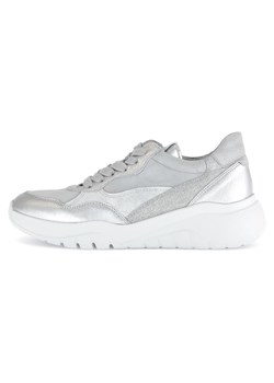 Gabor Skórzane sneakersy w kolorze srebrno-szarym ze sklepu Limango Polska w kategorii Buty sportowe damskie - zdjęcie 184789865