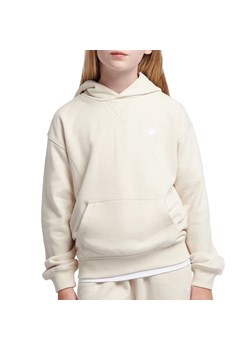 Bluza dziecięca New Balance LAKG0056LIN - beżowa ze sklepu streetstyle24.pl w kategorii Bluzy dziewczęce - zdjęcie 184789988