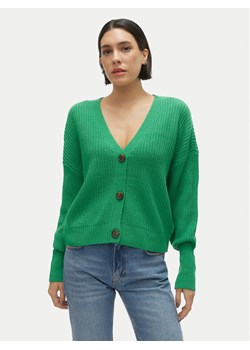 Vero Moda Kardigan Lea 10249632 Zielony Regular Fit - id: 0000305542731 - marki Vero Moda - 184790278 Vero Moda Kardigan Lea 10249632 Zielony Regular Fit ze sklepu MODIVO w kategorii Swetry damskie - zdjęcie 184790278