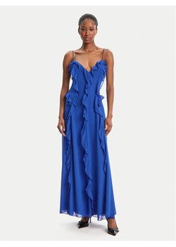 BARDOT Sukienka wieczorowa Veris Ruffle 60007DB Niebieski Regular Fit ze sklepu MODIVO w kategorii Sukienki - zdjęcie 184790328