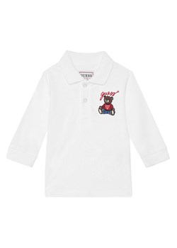 Guess Polo N5YP00 KADZ4 Biały Regular Fit - id: 0000305231376 - marki Guess - 184790349 Guess Polo N5YP00 KADZ4 Biały Regular Fit ze sklepu MODIVO w kategorii T-shirty chłopięce - zdjęcie 184790349