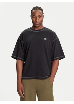 adidas T-Shirt Trefoil Essentials JW0971 Czarny Regular Fit ze sklepu MODIVO w kategorii T-shirty męskie - zdjęcie 184790355