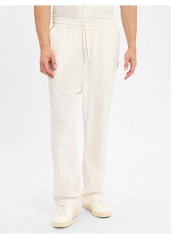 PEGADOR Spodnie z zawartością lnu - Lavus Mężczyźni wiskoza écru jednolity ze sklepu vangraaf w kategorii Spodnie męskie - zdjęcie 184791145