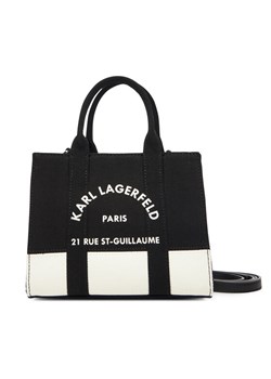 Torebka KARL LAGERFELD A3W50027 Czarny ze sklepu eobuwie.pl w kategorii Kuferki - zdjęcie 184793256