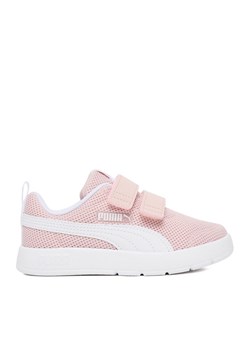 Sneakersy Puma COURTFLEX V3 MESH PS 39808503 Różowy ze sklepu eobuwie.pl w kategorii Buty sportowe dziecięce - zdjęcie 184793275