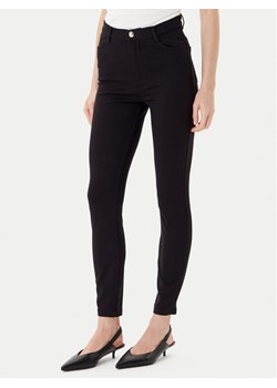 Liu Jo Spodnie materiałowe TF5129 JS182 Czarny Slim Fit ze sklepu MODIVO w kategorii Spodnie damskie - zdjęcie 184794156