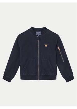 Guess Kurtka bomber L5GL02 WG5G0 Granatowy Regular Fit ze sklepu MODIVO w kategorii Kurtki chłopięce - zdjęcie 184794158