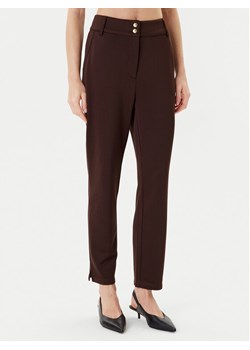 Liu Jo Sport Spodnie materiałowe TF5106 F0778 Brązowy Regular Fit ze sklepu MODIVO w kategorii Spodnie damskie - zdjęcie 184794198