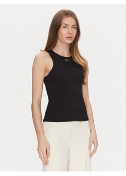 TWINSET Top 251TP2550 Czarny Slim Fit ze sklepu MODIVO w kategorii Bluzki damskie - zdjęcie 184794228