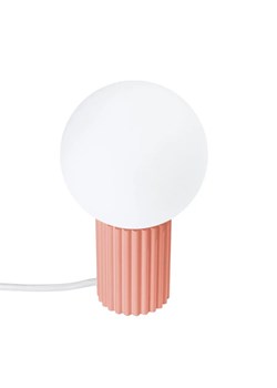 Brzoskwiniowa lampka nocna dekoracyjna - K601-Buble ze sklepu Edinos.pl w kategorii Lampy stołowe - zdjęcie 184797045