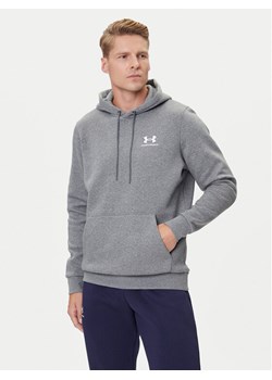 Under Armour Bluza UA Essential Fleece Hoodie 1373880 Szary Regular Fit ze sklepu MODIVO w kategorii Bluzy męskie - zdjęcie 184797685