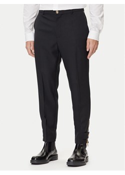 Versace Jeans Couture Spodnie materiałowe 79GAA128 N0136 Czarny Slim Fit ze sklepu MODIVO w kategorii Spodnie męskie - zdjęcie 184797727