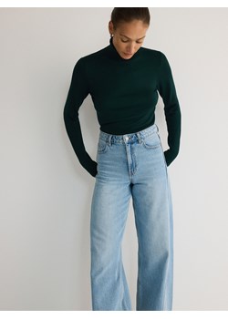 Reserved - Golf z wiskozą - ciemnozielony ze sklepu Reserved w kategorii Swetry damskie - zdjęcie 184798895