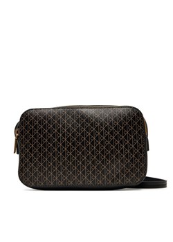 Torebka Calvin Klein Emblem Aop Elongated Camera Bag LV04F3268G Czarny ze sklepu eobuwie.pl w kategorii Listonoszki - zdjęcie 184799707