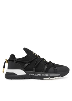 Sneakersy Versace Jeans Couture 79YA3SA6 ZS915 G89 Czarny ze sklepu eobuwie.pl w kategorii Buty sportowe męskie - zdjęcie 184799727
