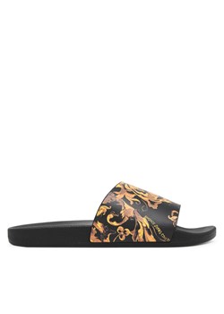 Klapki Versace Jeans Couture 79YA3SQ4 ZS365 G89 Czarny ze sklepu eobuwie.pl w kategorii Klapki męskie - zdjęcie 184799729