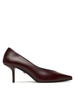 Szpilki Max Mara 2524526171600 Bordowy ze sklepu eobuwie.pl w kategorii Czółenka - zdjęcie 184799778