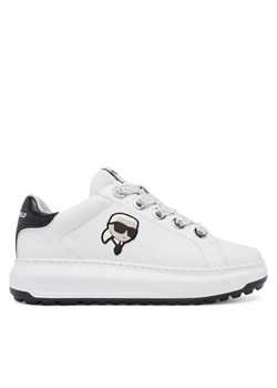 Sneakersy KARL LAGERFELD KL67530 Biały ze sklepu eobuwie.pl w kategorii Buty sportowe damskie - zdjęcie 184799826