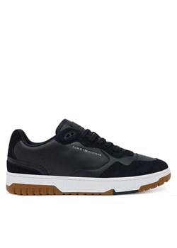 Sneakersy Tommy Hilfiger Th Basket Better Mix FM0FM05520 Czarny ze sklepu eobuwie.pl w kategorii Buty sportowe męskie - zdjęcie 184799837