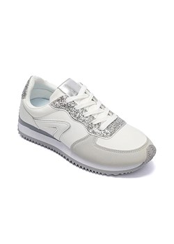 Foreverfolie Sneakersy w kolorze srebrno-białym ze sklepu Limango Polska w kategorii Buty sportowe damskie - zdjęcie 184801567
