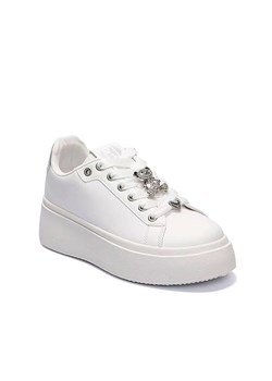 Foreverfolie Sneakersy w kolorze białym ze sklepu Limango Polska w kategorii Trampki damskie - zdjęcie 184801596
