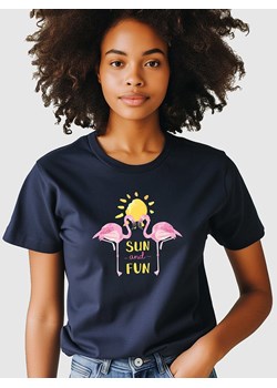 WOOOP Koszulka w kolorze granatowym ze sklepu Limango Polska w kategorii Bluzki damskie - zdjęcie 184808445