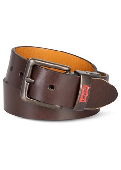 Levi&apos;s Kids Skórzany pasek w kolorze brązowym ze sklepu Limango Polska w kategorii Paski dziecięce - zdjęcie 184808646