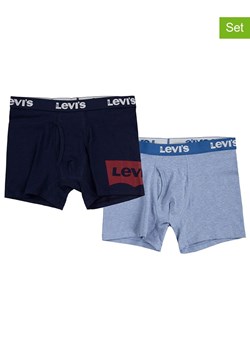 Levi's Kids Bokserki (2 pary) w kolorze czarnym i błękitnym ze sklepu Limango Polska w kategorii Majtki dziecięce - zdjęcie 184808649