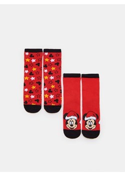 Sinsay - Skarpetki Myszka Miki 2 pack - czerwony ze sklepu Sinsay w kategorii Skarpetki dziecięce - zdjęcie 184810038
