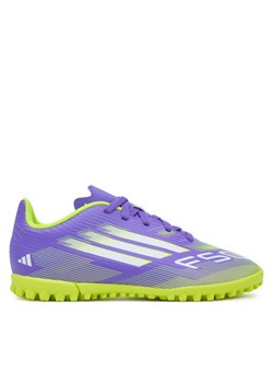 adidas Buty do piłki nożnej F50 Club Turf Boots Kids JI0039 Fioletowy ze sklepu MODIVO w kategorii Buty sportowe dziecięce - zdjęcie 184810976